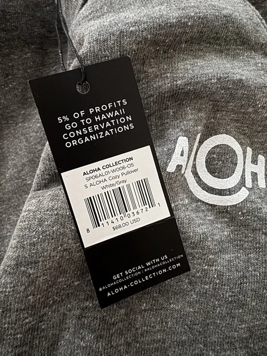 Aloha Collection Cozy Pullover - Picture 3 of 3